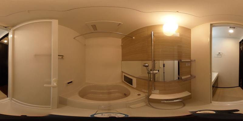 パノラマ画像バスルーム