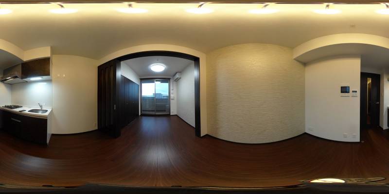 パノラマ画像リビング