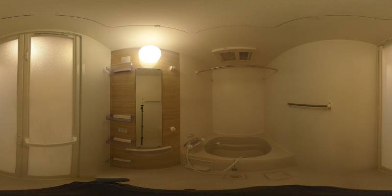 パノラマ画像バスルーム