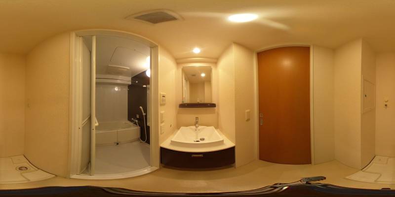 パノラマ画像洗面所