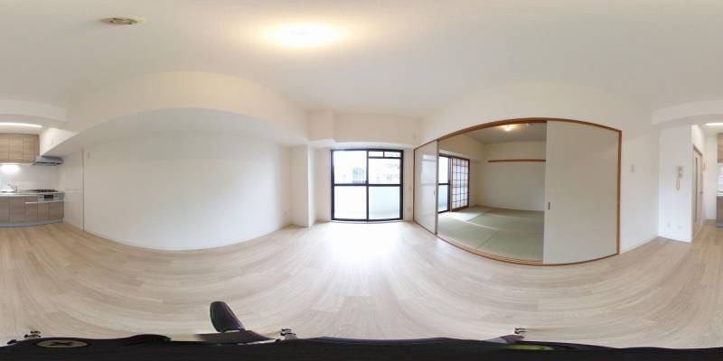 パノラマ画像リビング