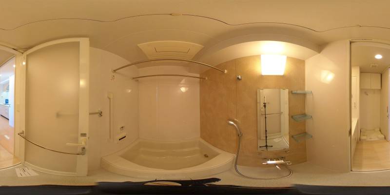 パノラマ画像バスルーム