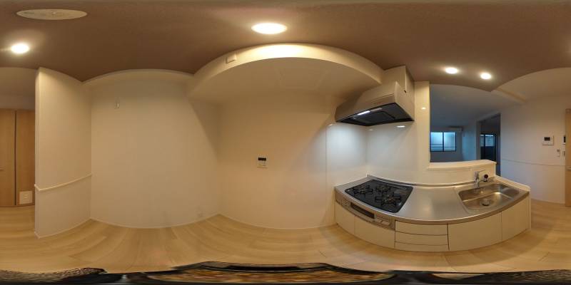 パノラマ画像キッチン