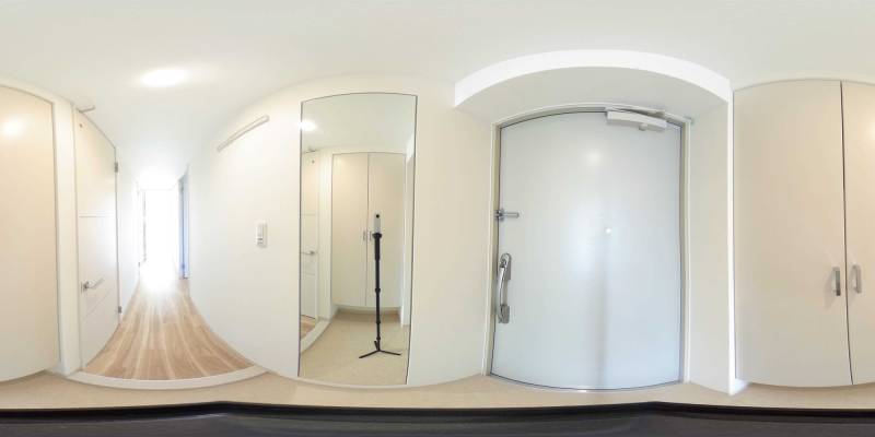 パノラマ画像玄関