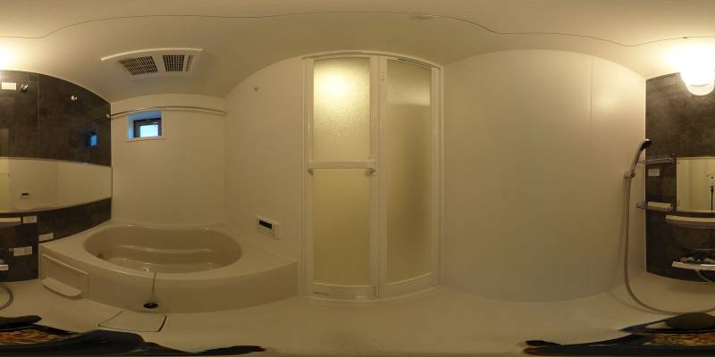 パノラマ画像バスルーム