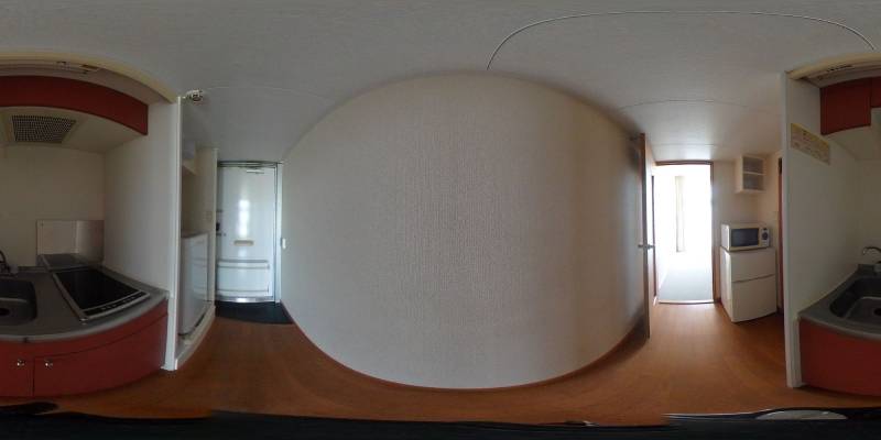 パノラマ画像キッチン