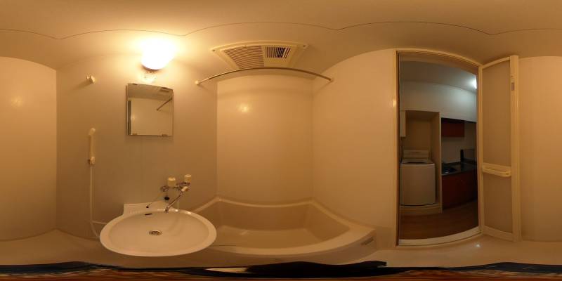 パノラマ画像バスルーム