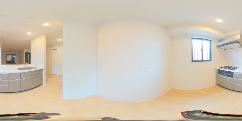 パノラマ画像キッチン