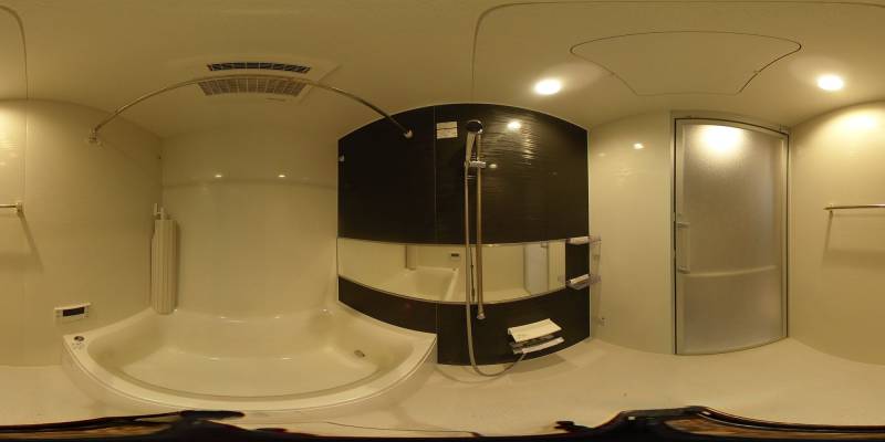 パノラマ画像バスルーム