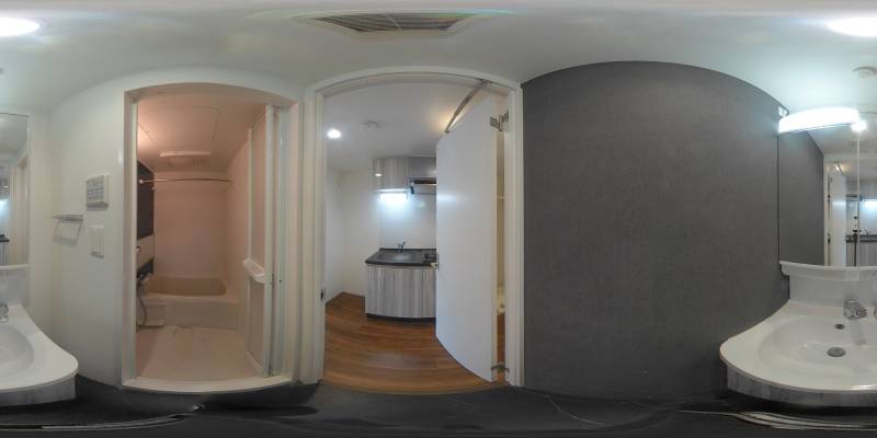 パノラマ画像洗面所