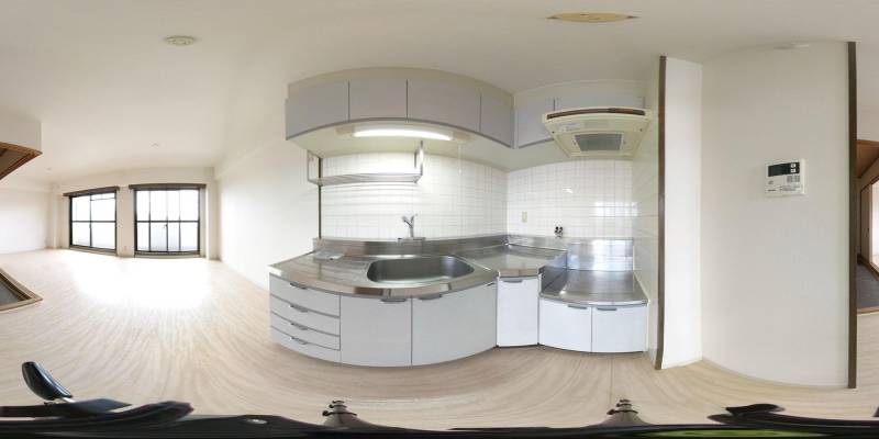 パノラマ画像キッチン