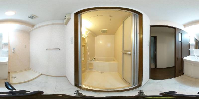 パノラマ画像バスルーム