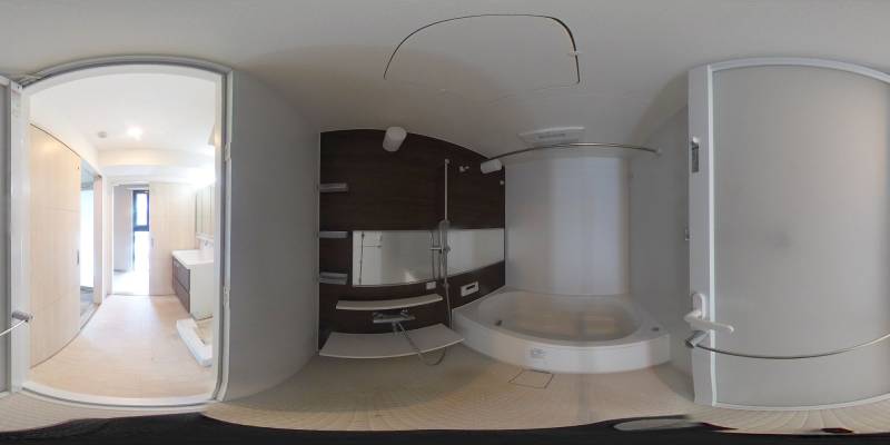 パノラマ画像バスルーム