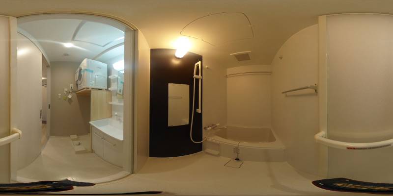 パノラマ画像バスルーム