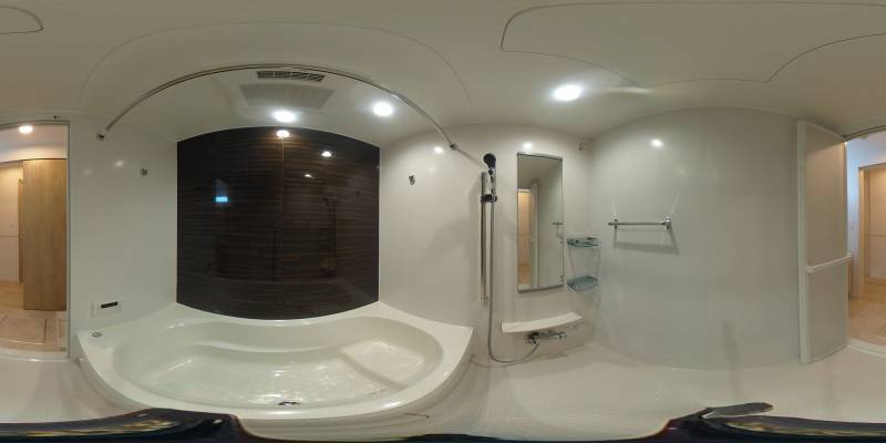 パノラマ画像バスルーム