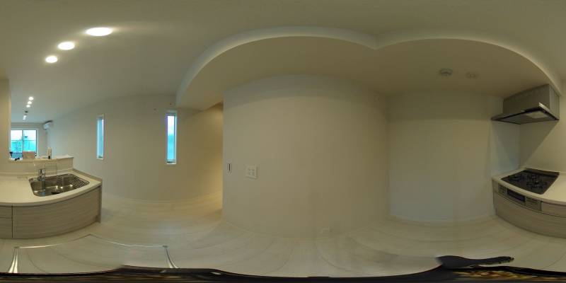 パノラマ画像キッチン