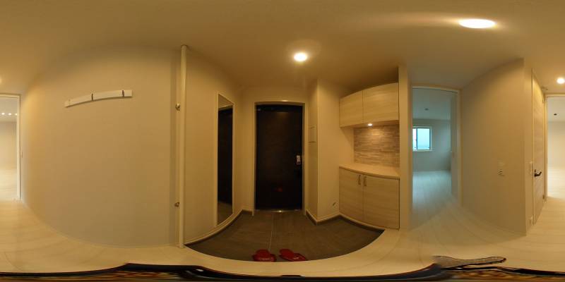 パノラマ画像玄関