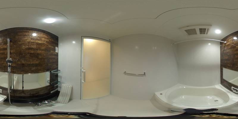 パノラマ画像バスルーム