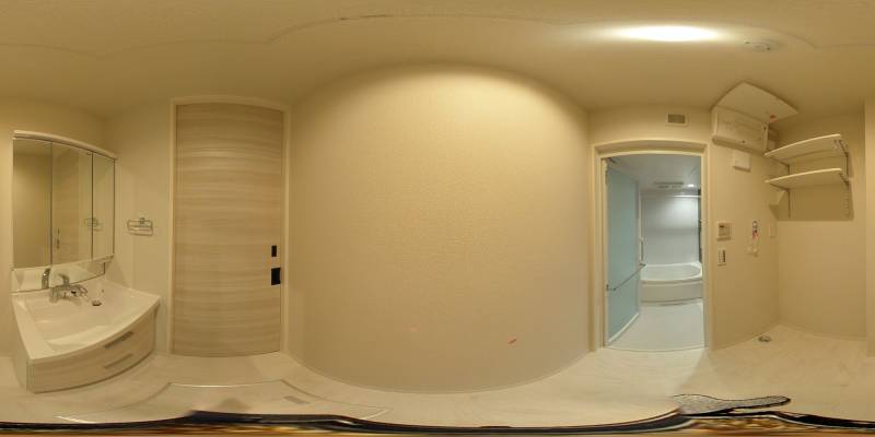 パノラマ画像洗面所