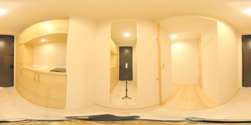 パノラマ画像玄関