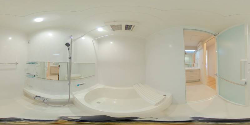 パノラマ画像バスルーム