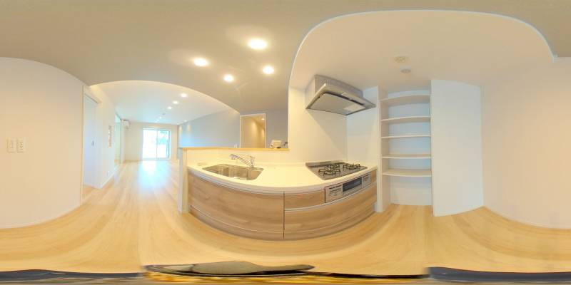 パノラマ画像キッチン