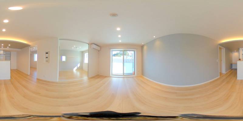 パノラマ画像リビング