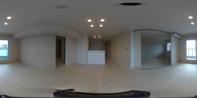 パノラマ画像リビング