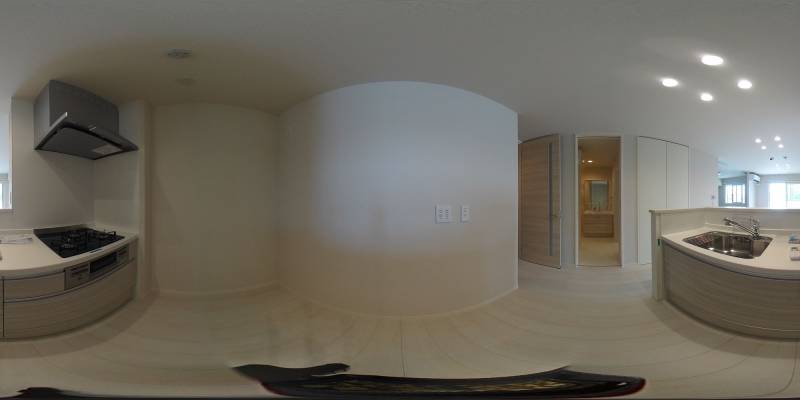 パノラマ画像キッチン