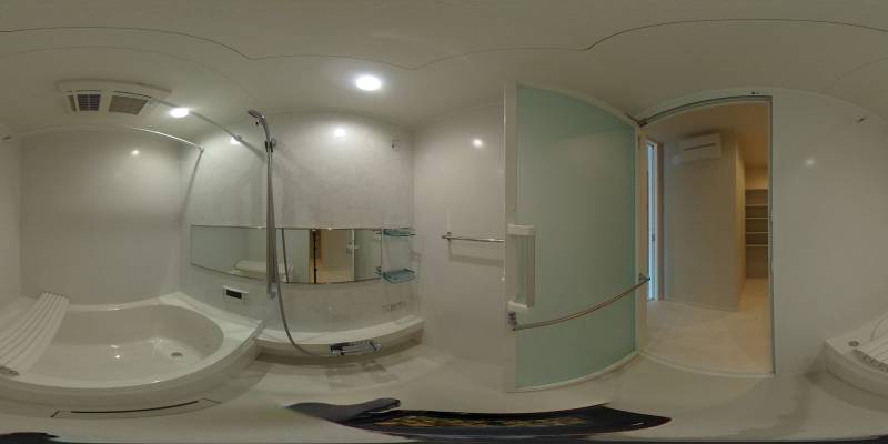 パノラマ画像バスルーム