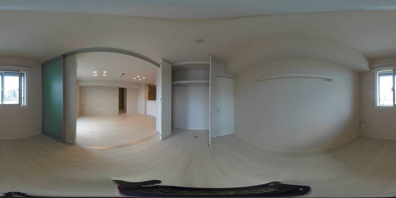 パノラマ画像洋室