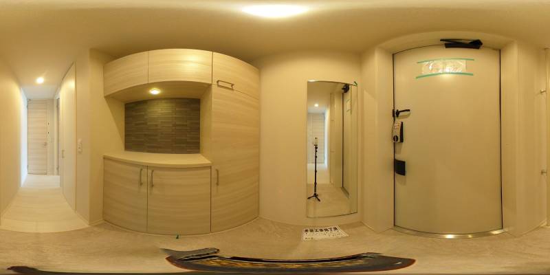 パノラマ画像玄関