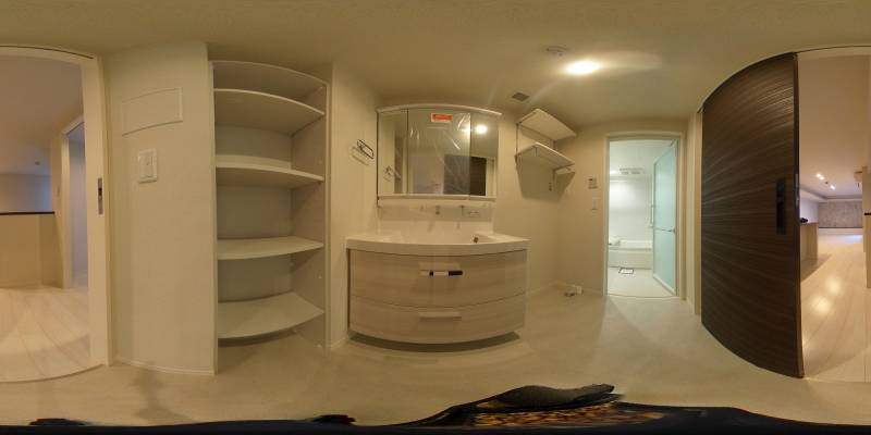 パノラマ画像洗面所