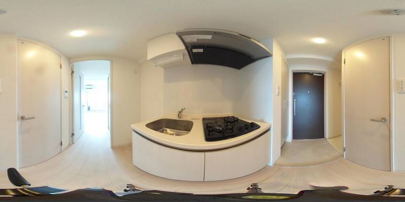 パノラマ画像キッチン