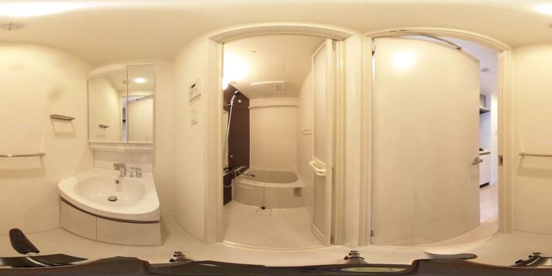 パノラマ画像バスルーム