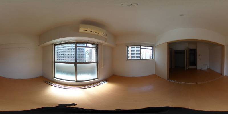 パノラマ画像寝室