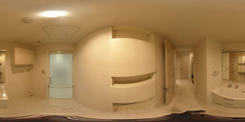 パノラマ画像洗面所