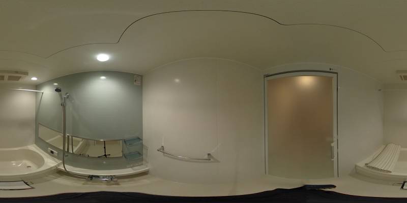 パノラマ画像バスルーム