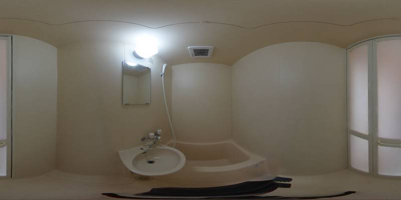 パノラマ画像バスルーム