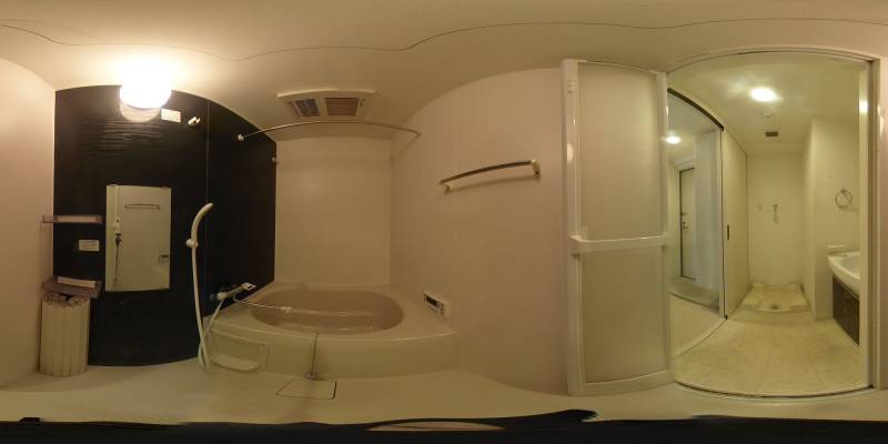 パノラマ画像バスルーム