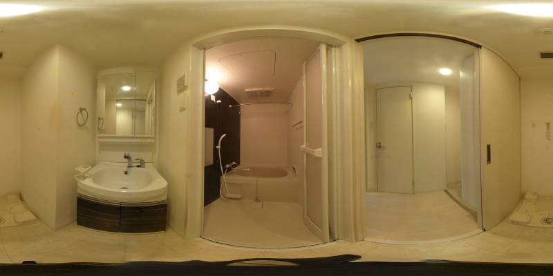 パノラマ画像洗面所