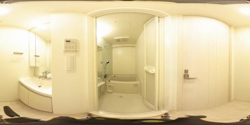 パノラマ画像バスルーム