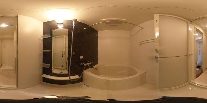 パノラマ画像バスルーム