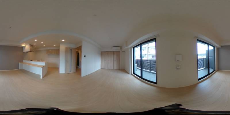 パノラマ画像リビング