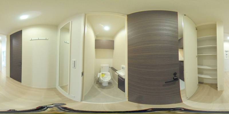 パノラマ画像トイレ