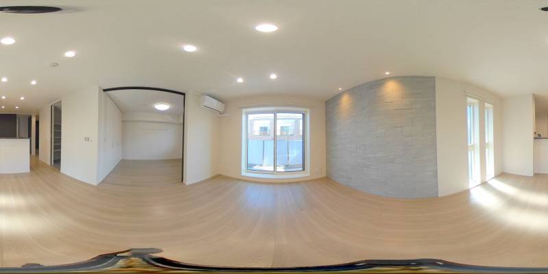 パノラマ画像リビング