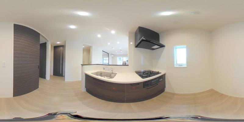 パノラマ画像キッチン