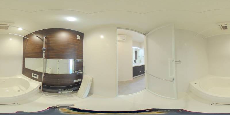 パノラマ画像バスルーム
