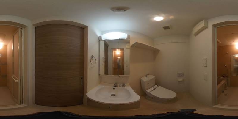 パノラマ画像洗面所