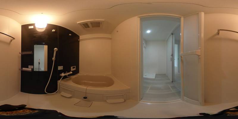 パノラマ画像バスルーム